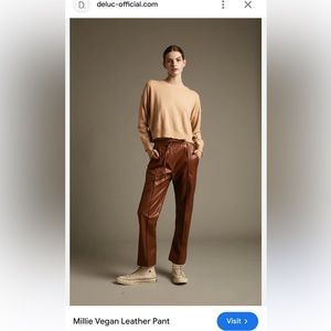 Deluc Millie Vegan Leather Pant